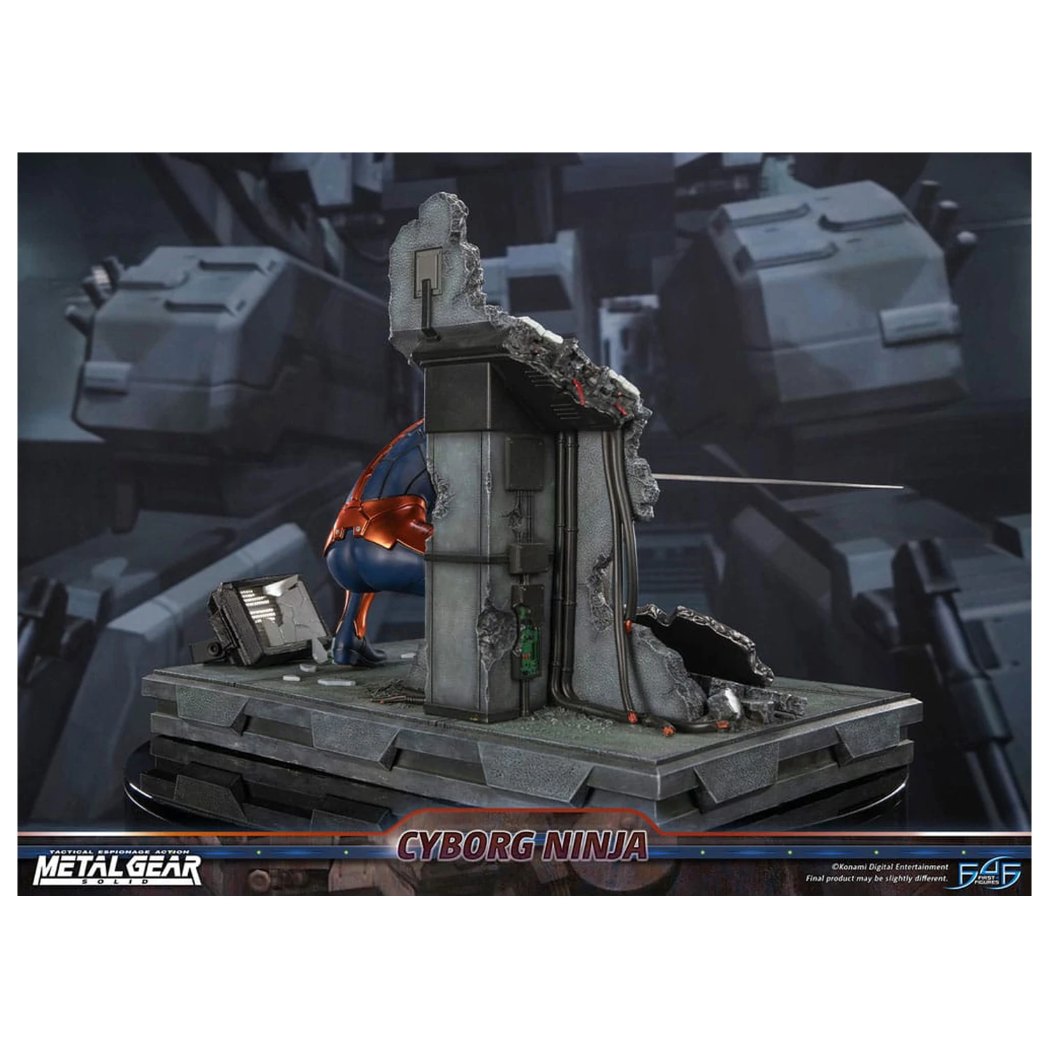 Metal Gear Solid Statua Cyborg Ninja (Gray Fox) 41 cm zdjęcie produktu