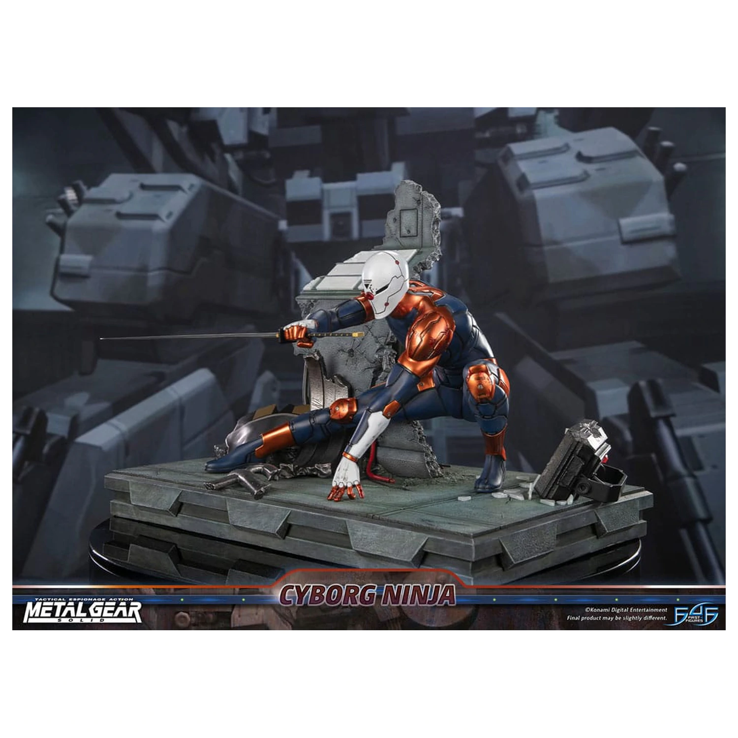 Metal Gear Solid Statua Cyborg Ninja (Gray Fox) 41 cm zdjęcie produktu