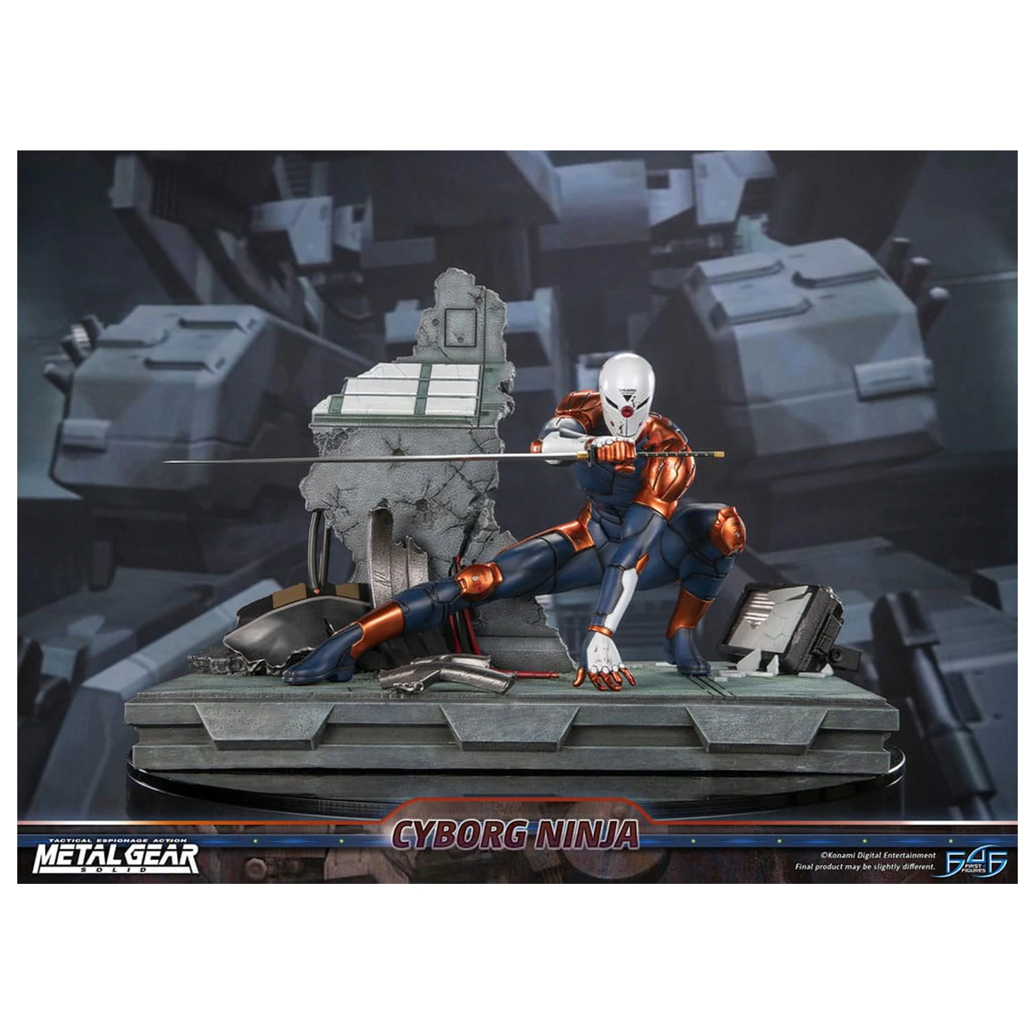 Metal Gear Solid Statua Cyborg Ninja (Gray Fox) 41 cm zdjęcie produktu