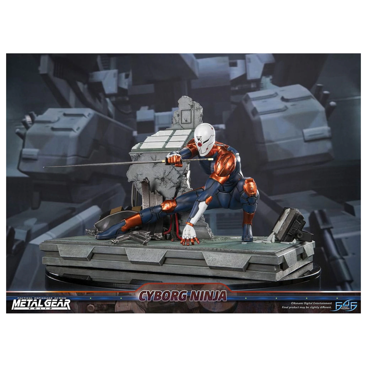 Metal Gear Solid Statua Cyborg Ninja (Gray Fox) 41 cm zdjęcie produktu