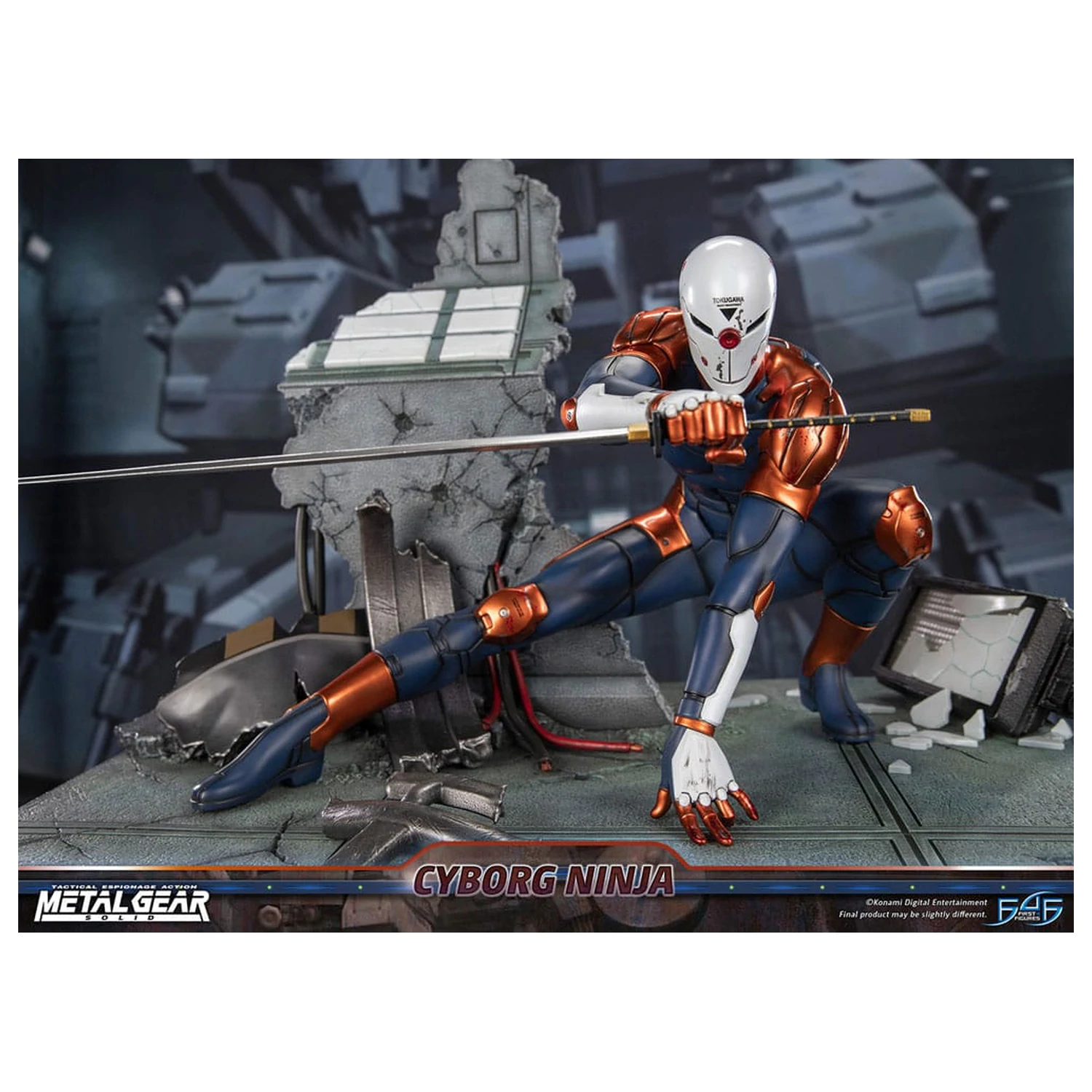 Metal Gear Solid Statua Cyborg Ninja (Gray Fox) 41 cm zdjęcie produktu