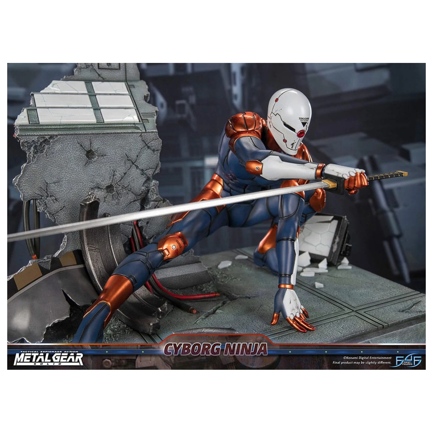 Metal Gear Solid Statua Cyborg Ninja (Gray Fox) 41 cm zdjęcie produktu
