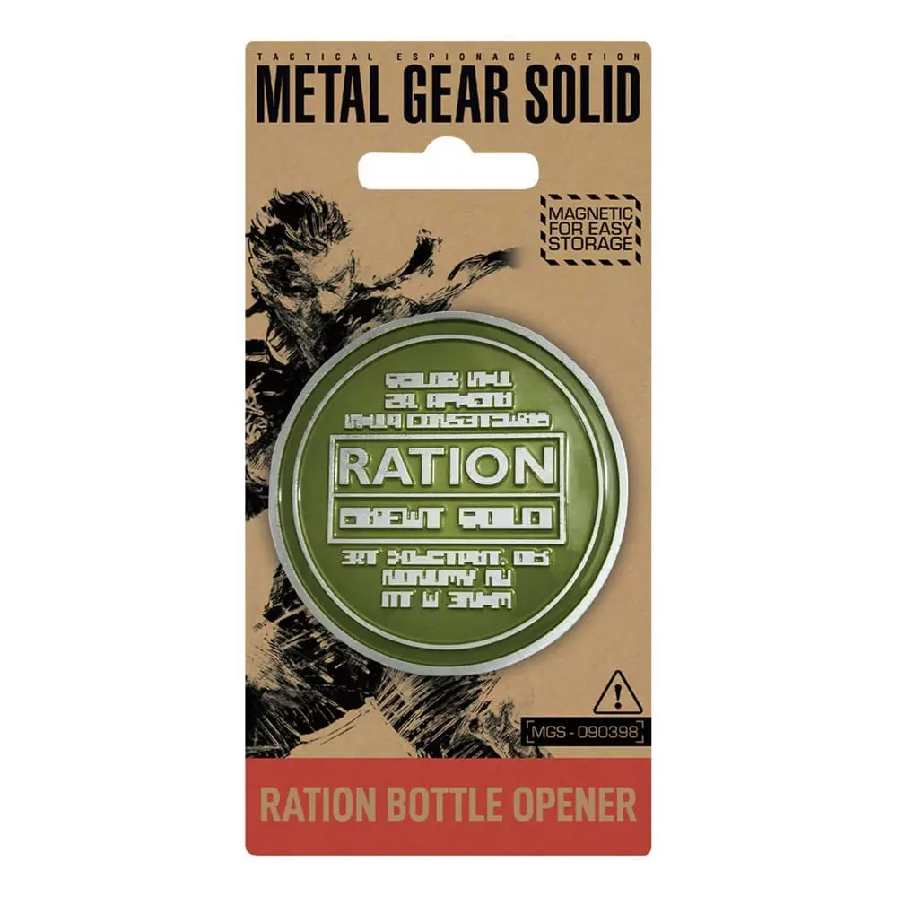 Metal Gear Solid Otwieracz do butelek Solid Ration 8 cm zdjęcie produktu