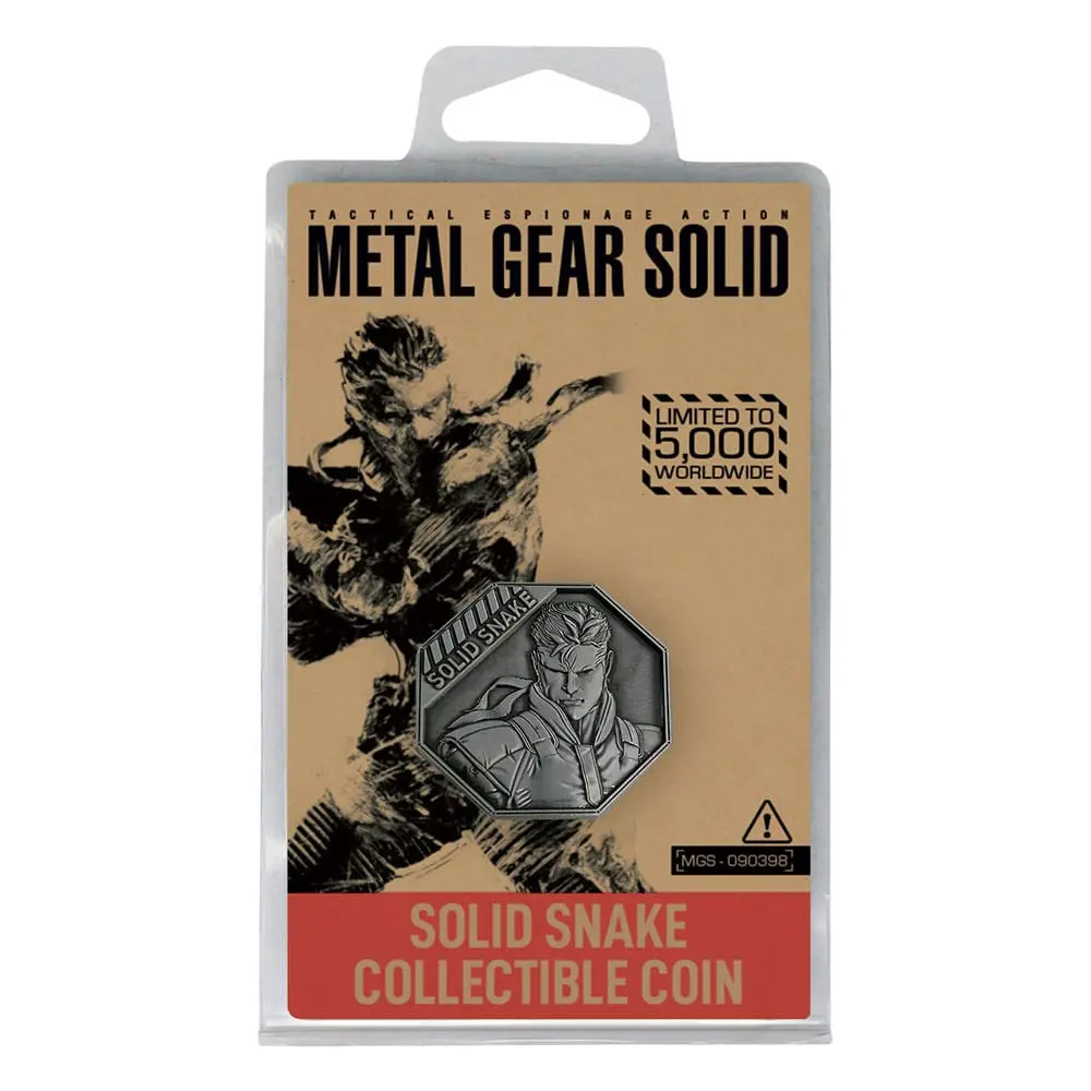 Metal Gear Solid Moneta Kolekcjonerska Solid Snake Limited Edition zdjęcie produktu