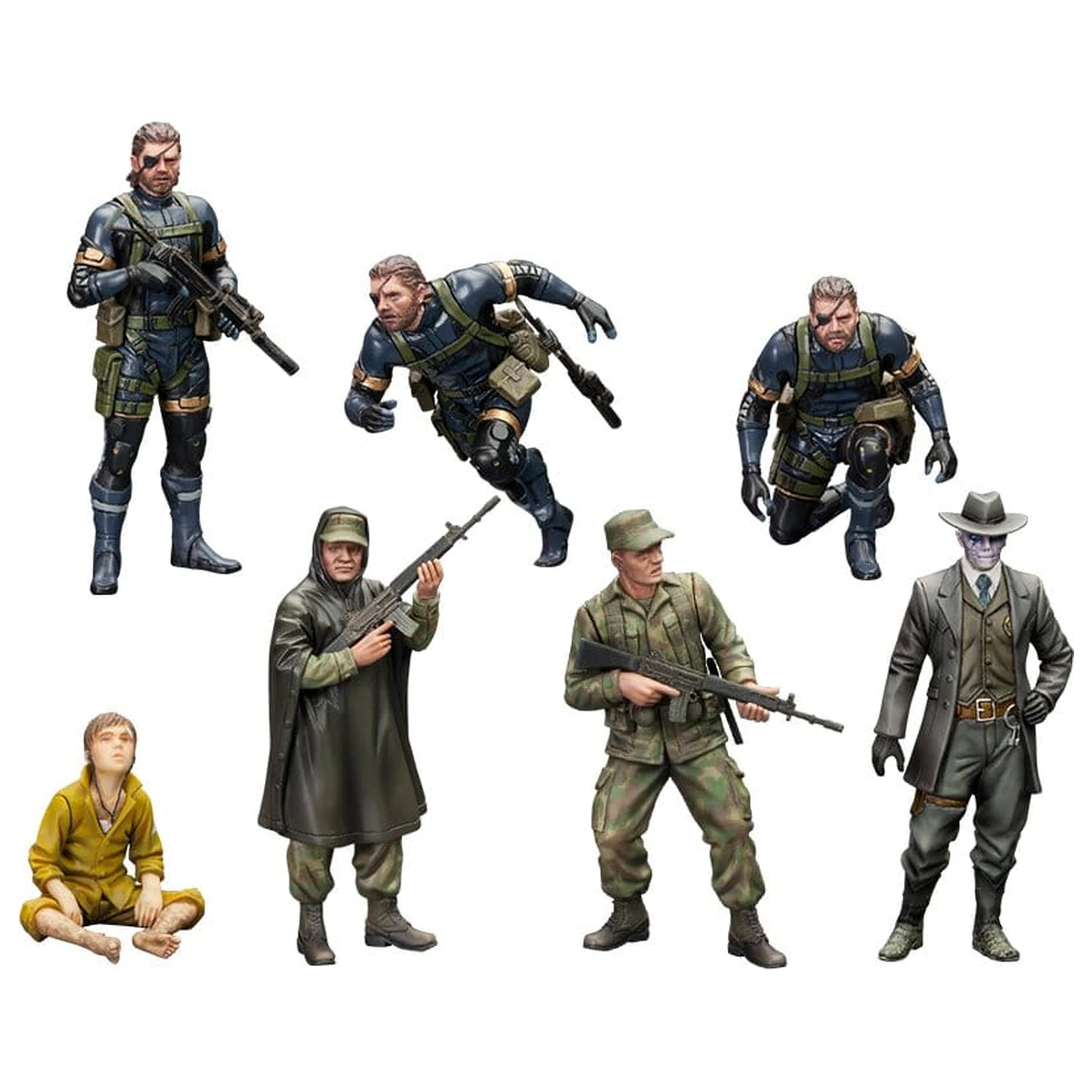 Metal Gear Solid V Plastikowy zestaw modeli 1/35 Metal Gear Solid Ground Zero Set 5 cm zdjęcie produktu
