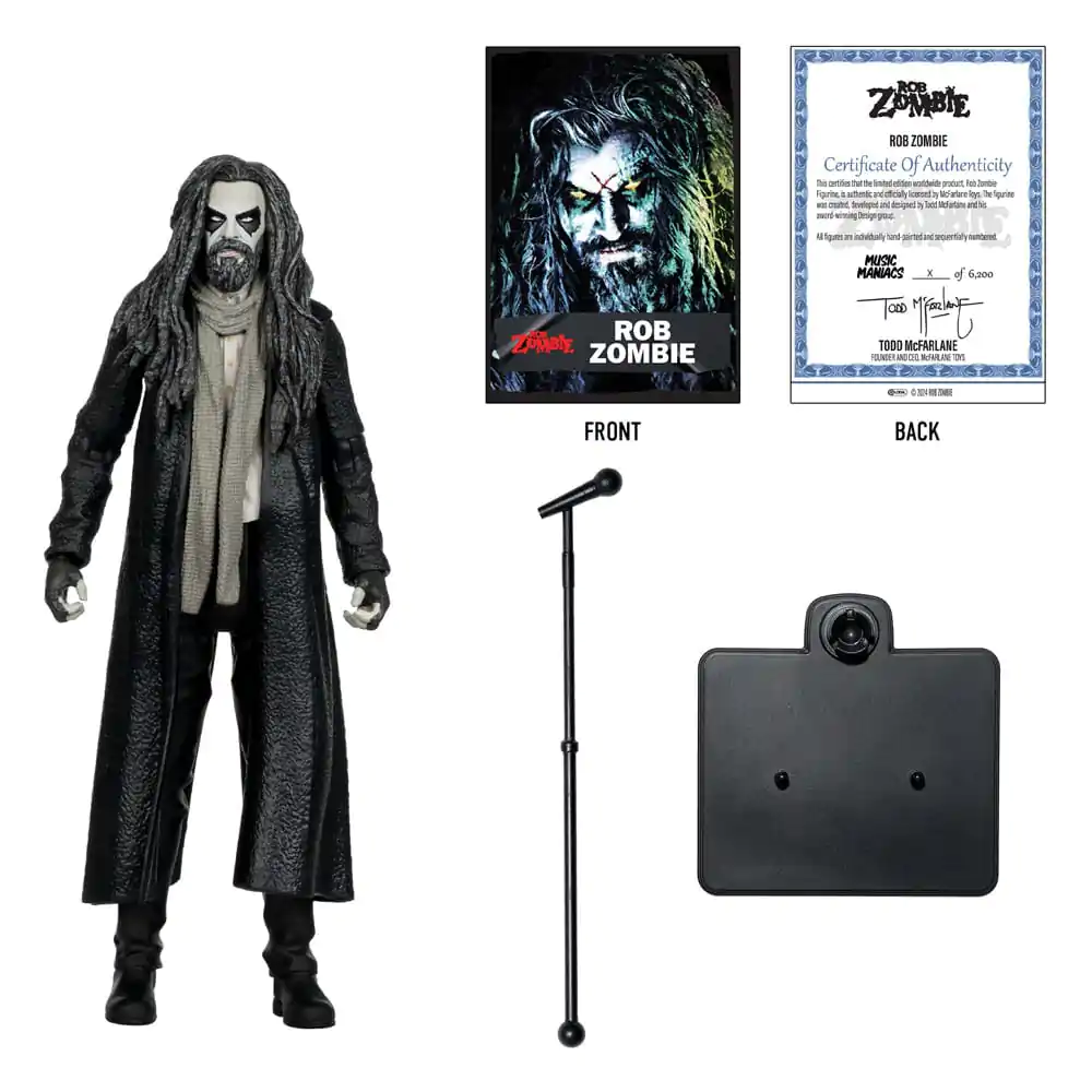 Metal Music Maniacs Figurka Akcji Fala 2 Rob Zombie 15 cm zdjęcie produktu