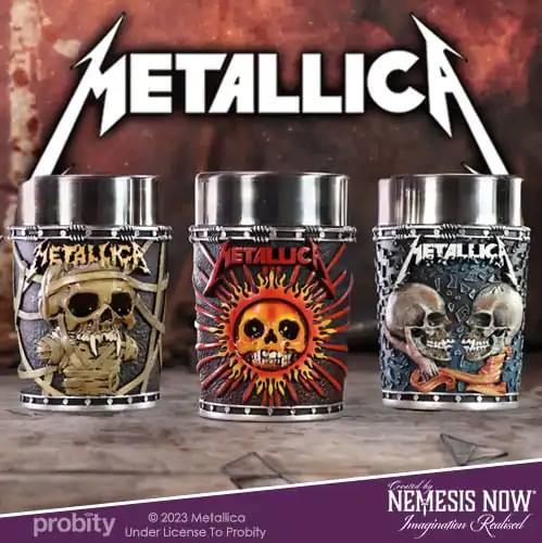 Metallica Kieliszki Pushead Art 3-Pak zdjęcie produktu