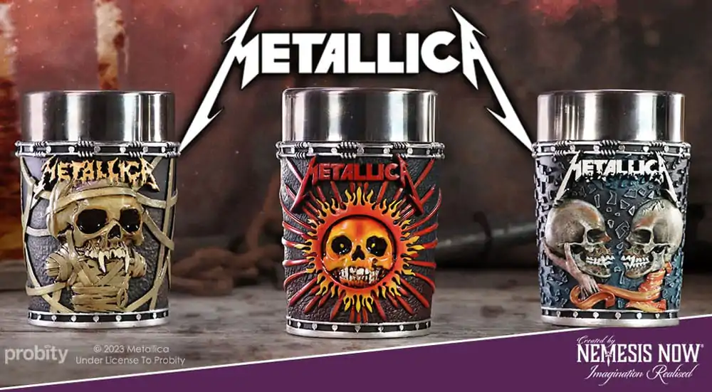 Metallica Kieliszki Pushead Art 3-Pak zdjęcie produktu