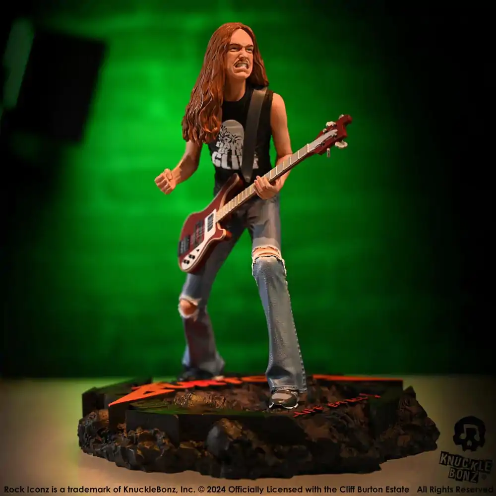 Metallica Rock Iconz Statua Cliff Burton II 22 cm zdjęcie produktu