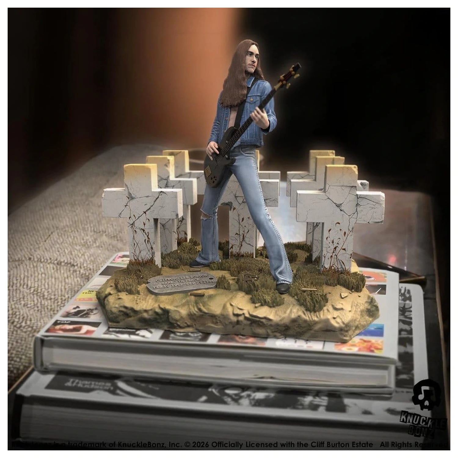 Metallica Rock Iconz Figurka Cliff Burton III 21 cm zdjęcie produktu