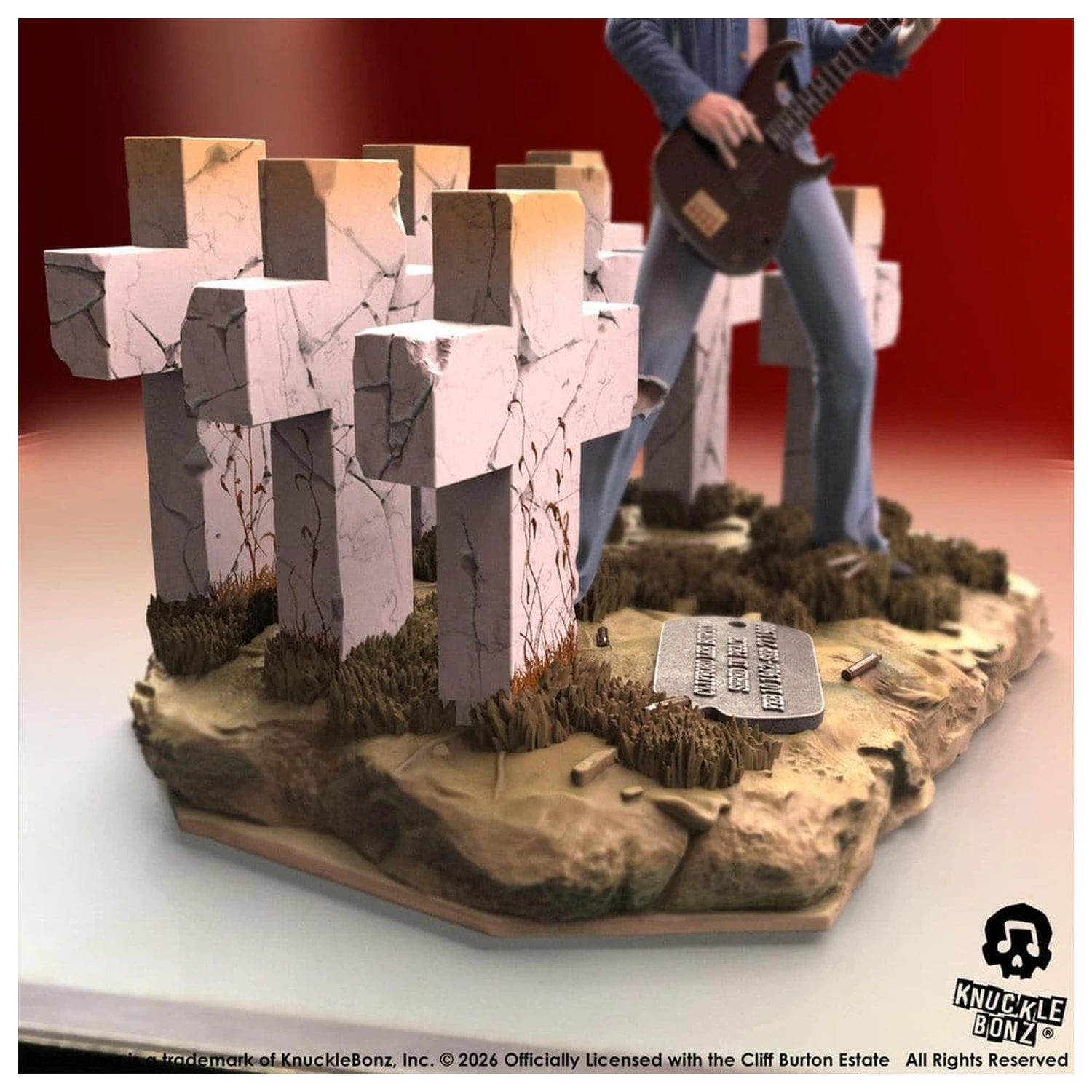 Metallica Rock Iconz Figurka Cliff Burton III 21 cm zdjęcie produktu