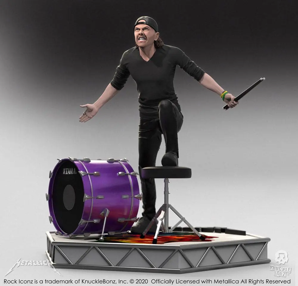 Metallica Rock Iconz Statue Lars Ulrich Edycja Limitowana 22 cm zdjęcie produktu