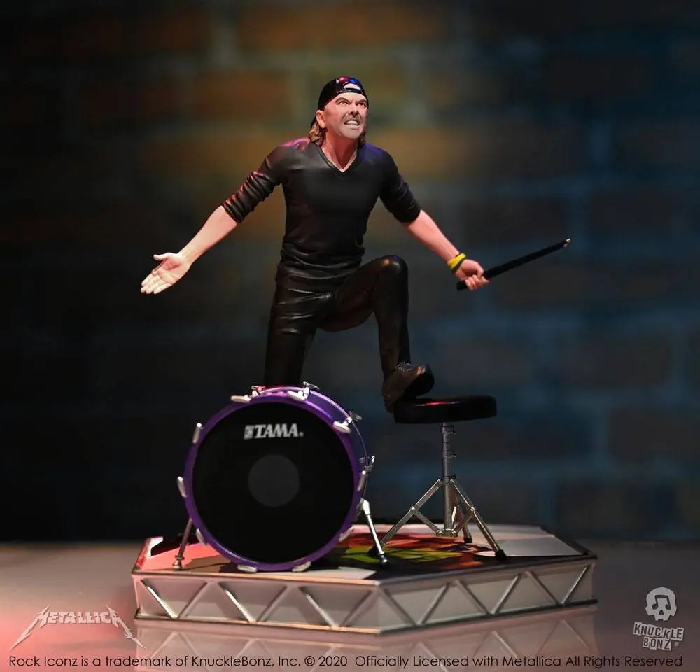 Metallica Rock Iconz Statue Lars Ulrich Edycja Limitowana 22 cm zdjęcie produktu