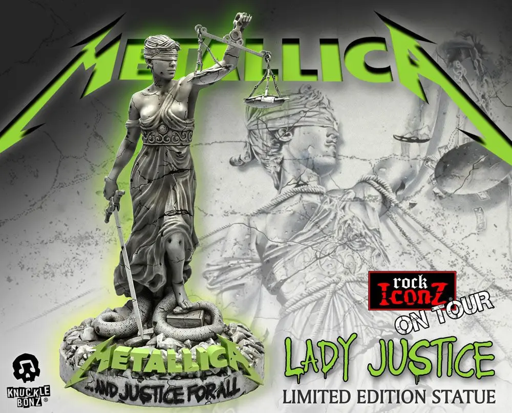 Metallica Rock Ikonz On Tour Statua Lady Justice zdjęcie produktu