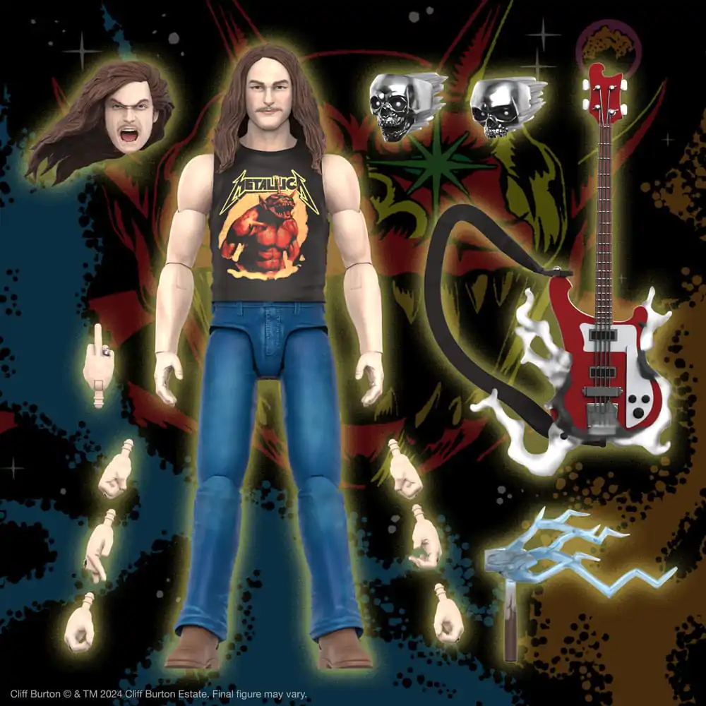 Metallica Ultimates Figurka Akcji Seria 2 Cliff Burton 18 cm zdjęcie produktu