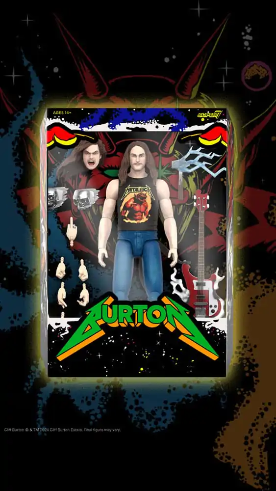 Metallica Ultimates Figurka Akcji Seria 2 Cliff Burton 18 cm zdjęcie produktu