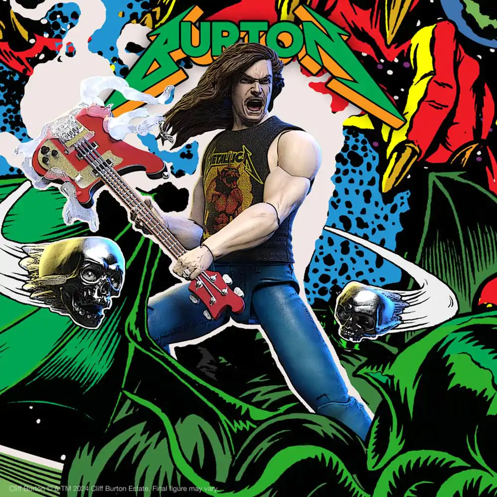 Metallica Ultimates Figurka Akcji Seria 2 Cliff Burton 18 cm zdjęcie produktu