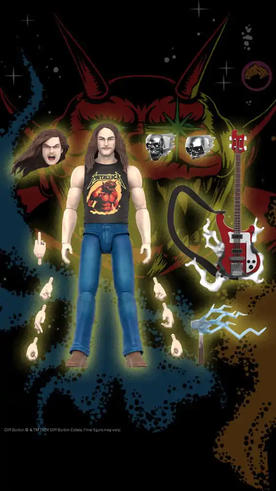 Metallica Ultimates Figurka Akcji Seria 2 Cliff Burton 18 cm zdjęcie produktu