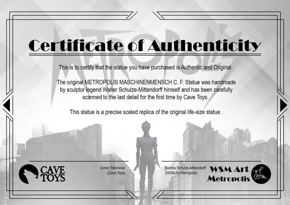 Metropolis Resin Statue 1/10 Maschinenmensch C.F.M. 19 cm Statua z żywicy zdjęcie produktu