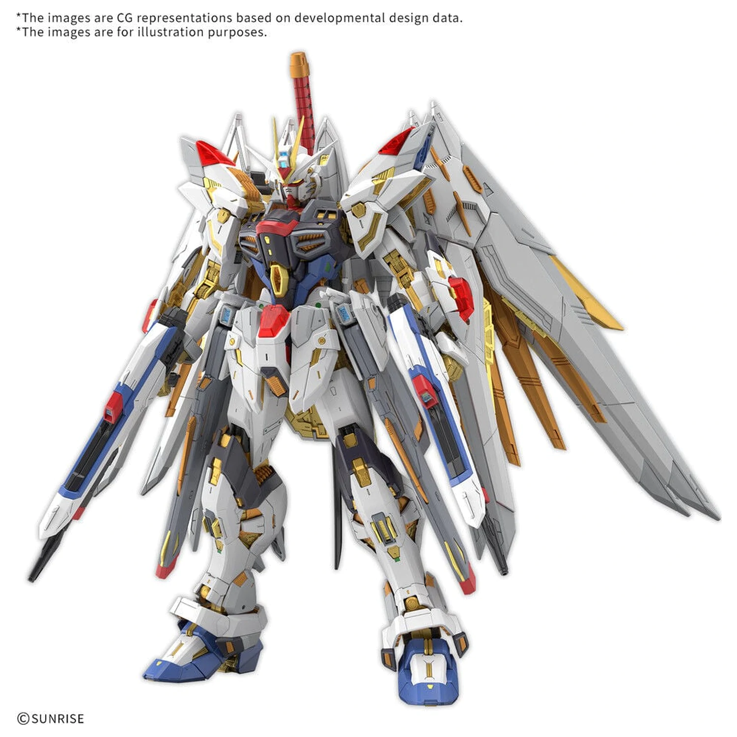 MGEX 1/100 Mighty Strike Freedom Gundam Mobile Suit Gundam SEED Freedom Master Grade Extreme Zestaw Modeli zdjęcie produktu