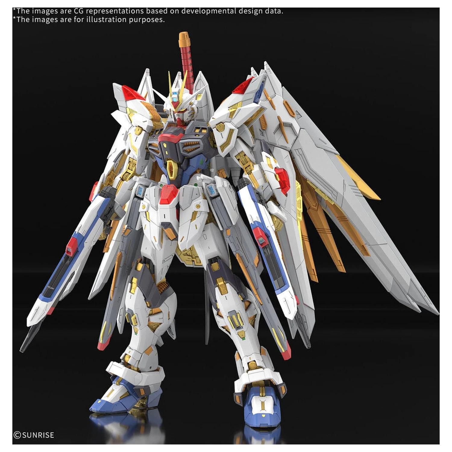 MGEX 1/100 Mighty Strike Freedom Gundam Mobile Suit Gundam SEED Freedom Master Grade Extreme Zestaw Modeli zdjęcie produktu