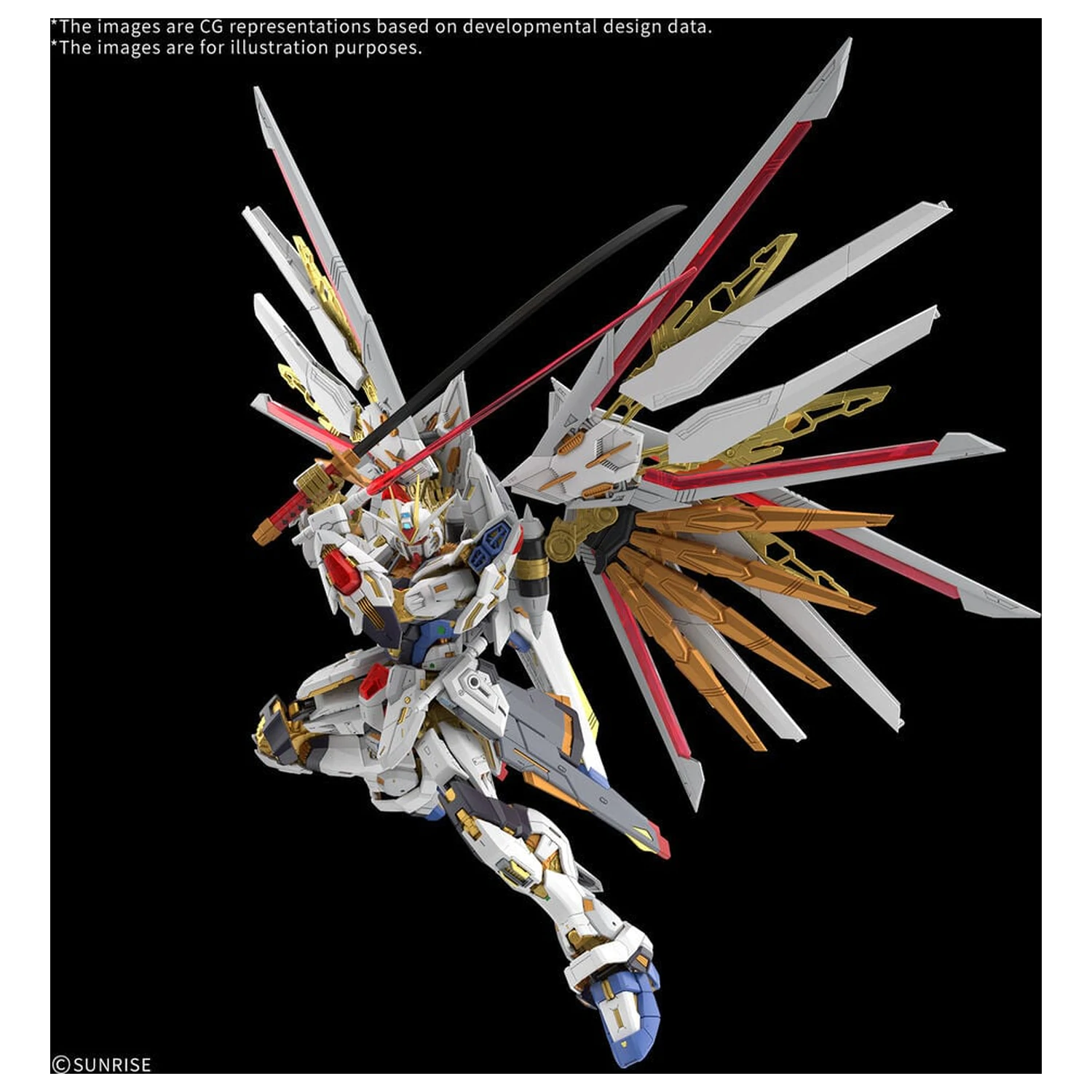 MGEX 1/100 Mighty Strike Freedom Gundam Mobile Suit Gundam SEED Freedom Master Grade Extreme Zestaw Modeli zdjęcie produktu