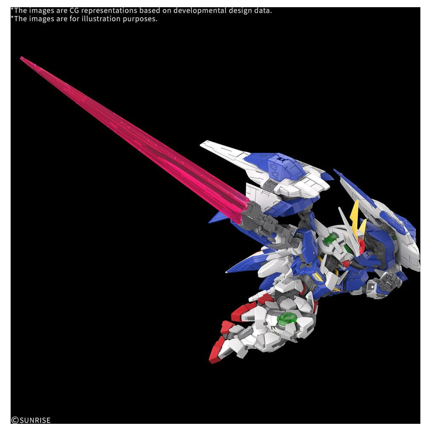 MGSD 00 Raiser Mobile Suit Gundam 00 Master Grade SD Zestaw Modeli zdjęcie produktu