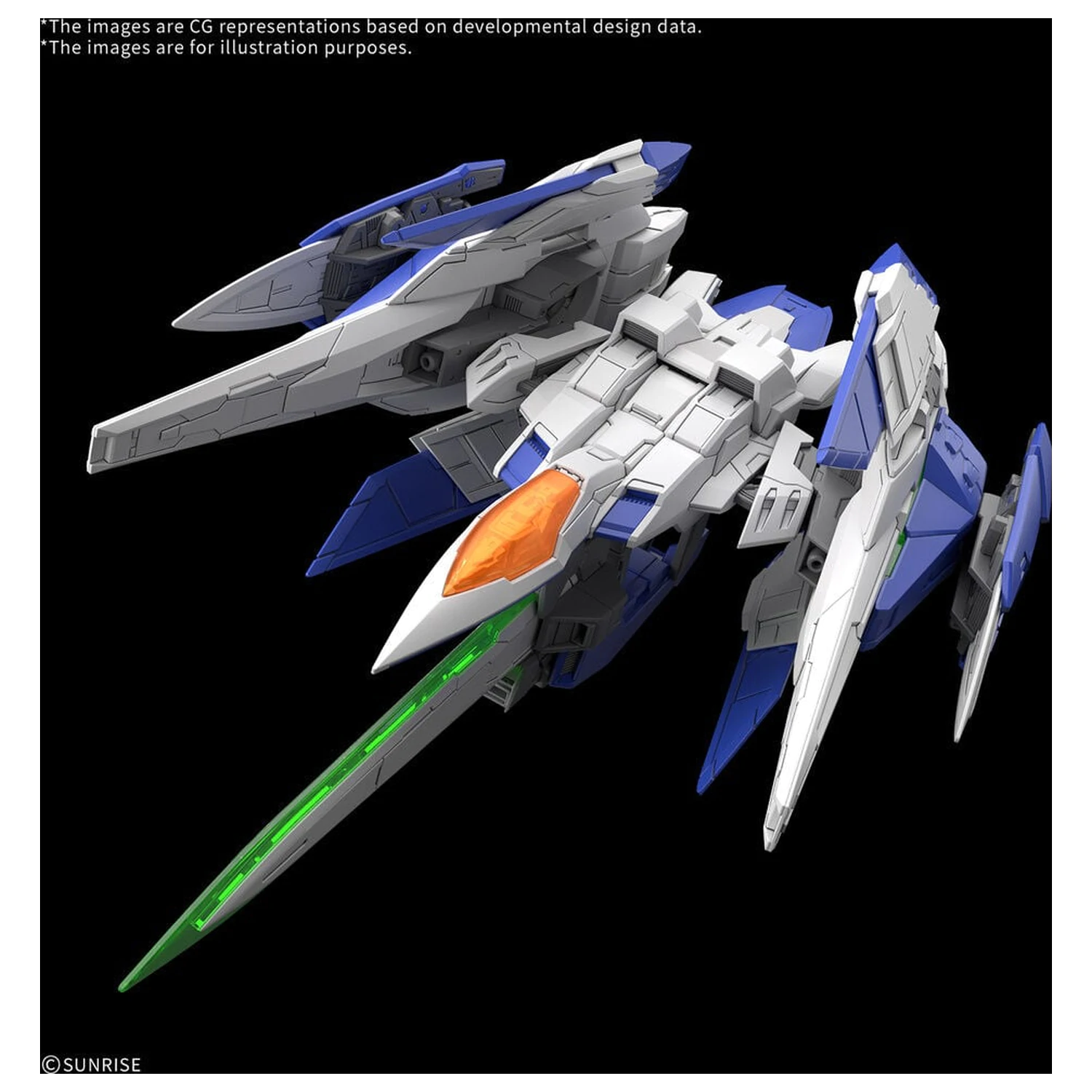 MGSD 00 Raiser Mobile Suit Gundam 00 Master Grade SD Zestaw Modeli zdjęcie produktu