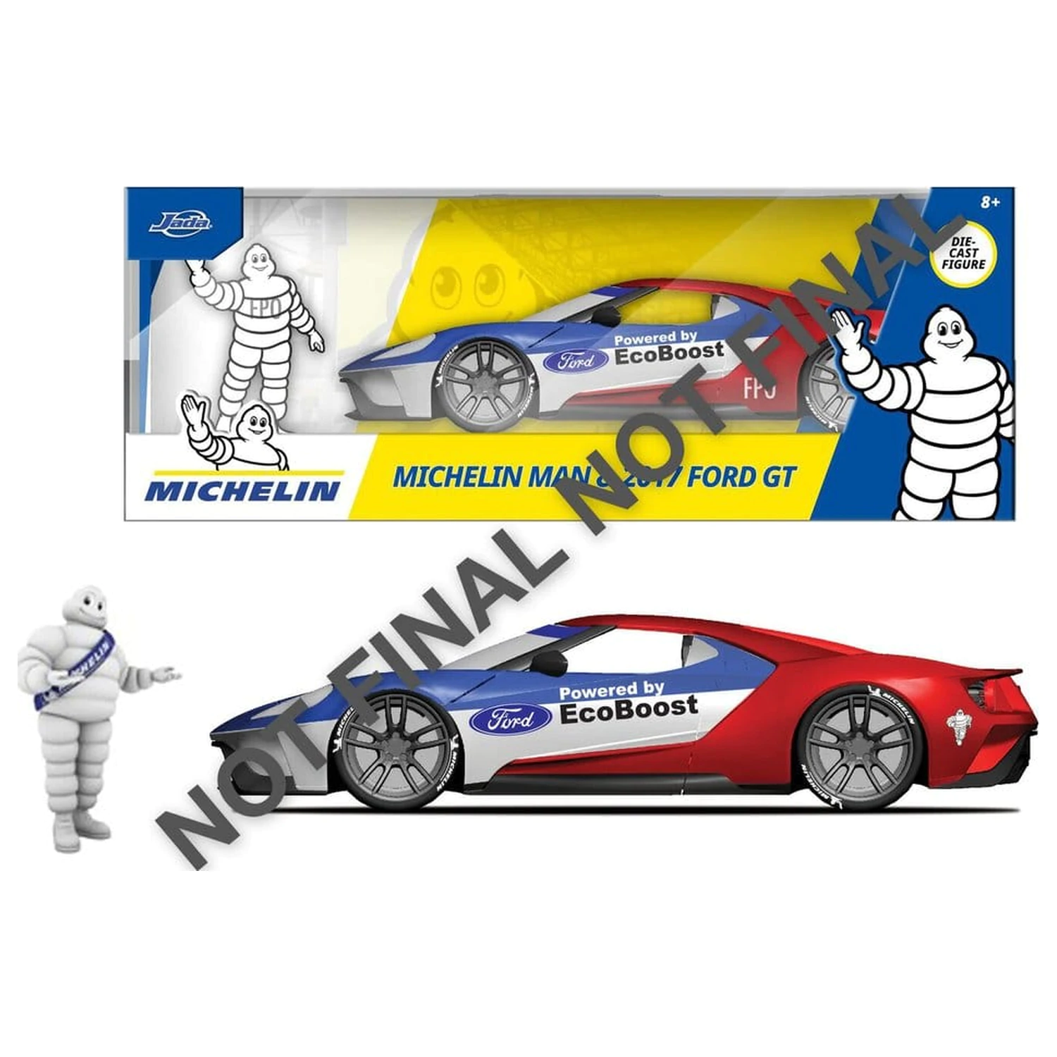 Model odlewanego Michelin Man 1/24 2017 Ford GT zdjęcie produktu