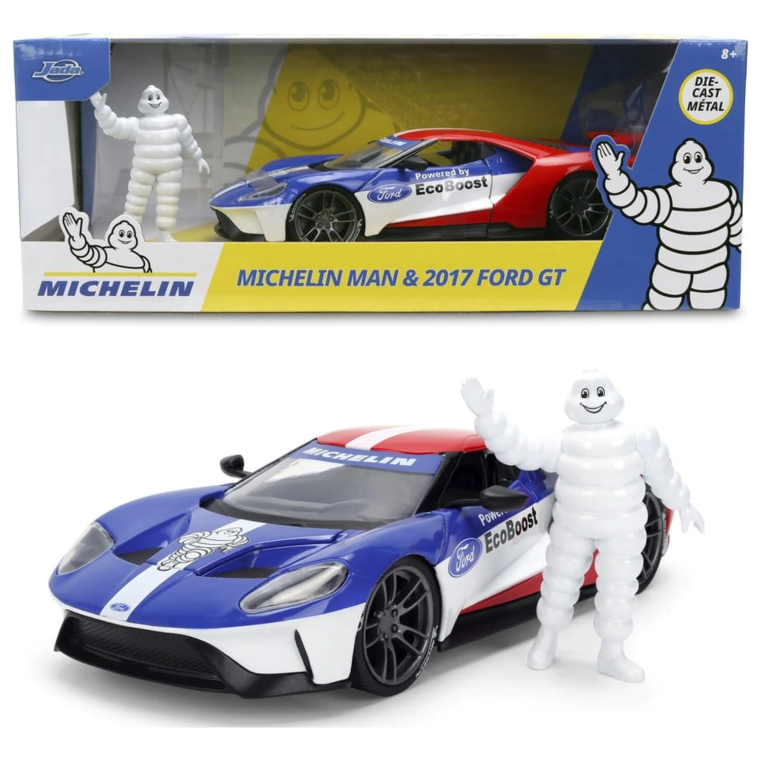 Model odlewanego Michelin Man 1/24 2017 Ford GT zdjęcie produktu