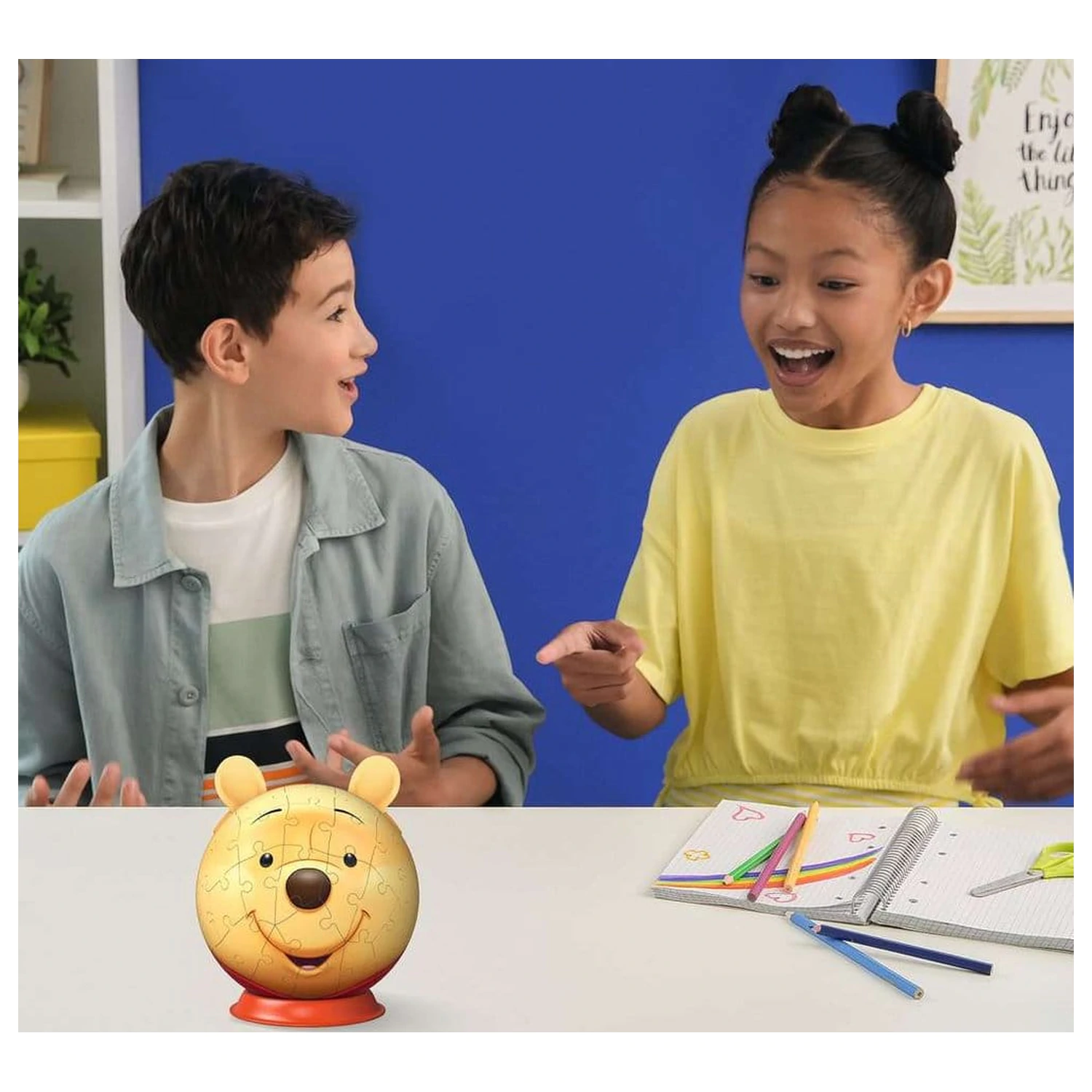 Winnie the Pooh piłka puzzle 3D z uszami (77 sztuk) zdjęcie produktu