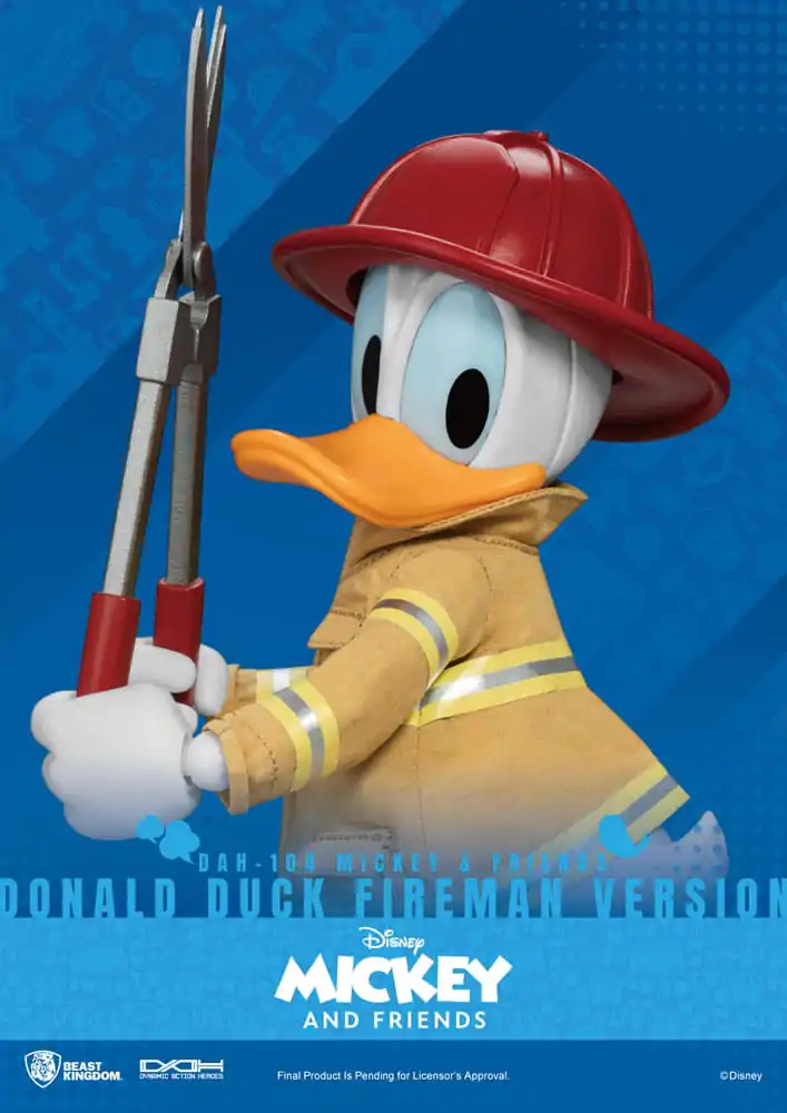 Mickey & Friends Dynamic 8ction Heroes Figurka Akcji 1/9 Kaczor Donald Strażak Ver. 24 cm zdjęcie produktu