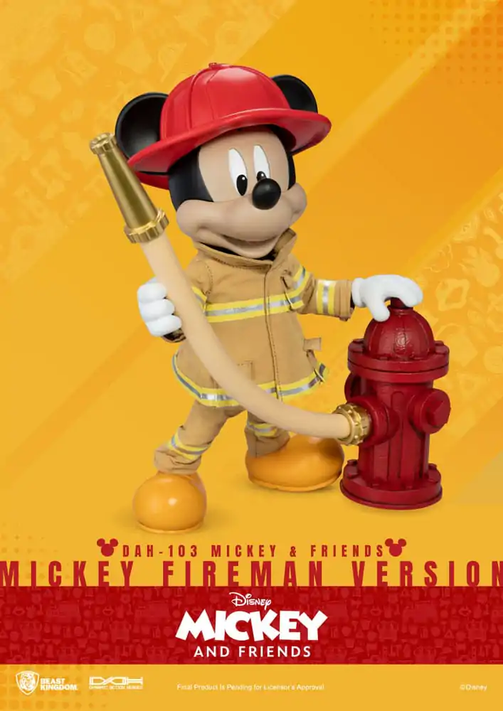 Mickey & Friends Dynamic 8ction Heroes Figurka Akcji 1/9 Mickey Fireman Ver. 24 cm zdjęcie produktu