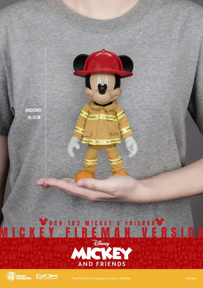 Mickey & Friends Dynamic 8ction Heroes Figurka Akcji 1/9 Mickey Fireman Ver. 24 cm zdjęcie produktu