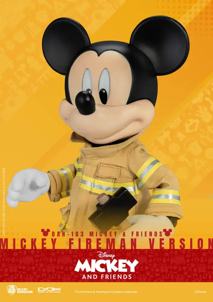 Mickey & Friends Dynamic 8ction Heroes Figurka Akcji 1/9 Mickey Fireman Ver. 24 cm zdjęcie produktu