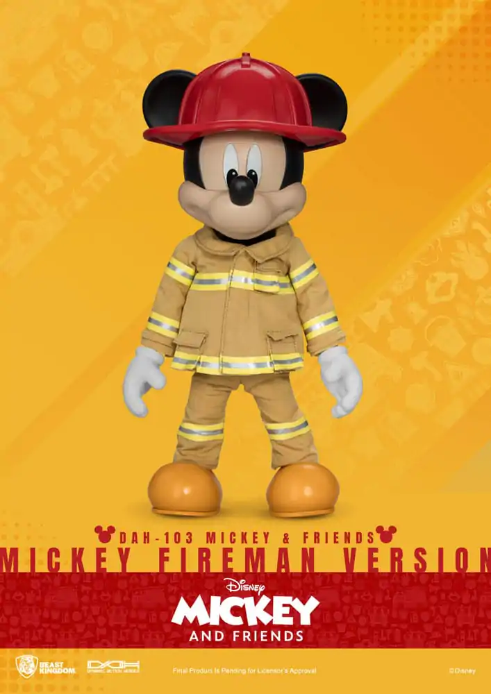 Mickey & Friends Dynamic 8ction Heroes Figurka Akcji 1/9 Mickey Fireman Ver. 24 cm zdjęcie produktu