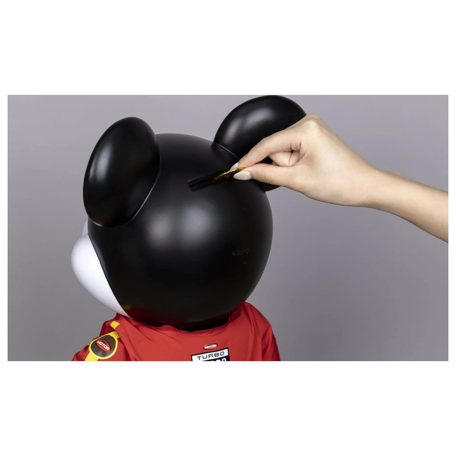 Mickey and Friends Vinyl Bank SYAKING-BANG!! Functional Figurka Race Car Micky 48 cm zdjęcie produktu