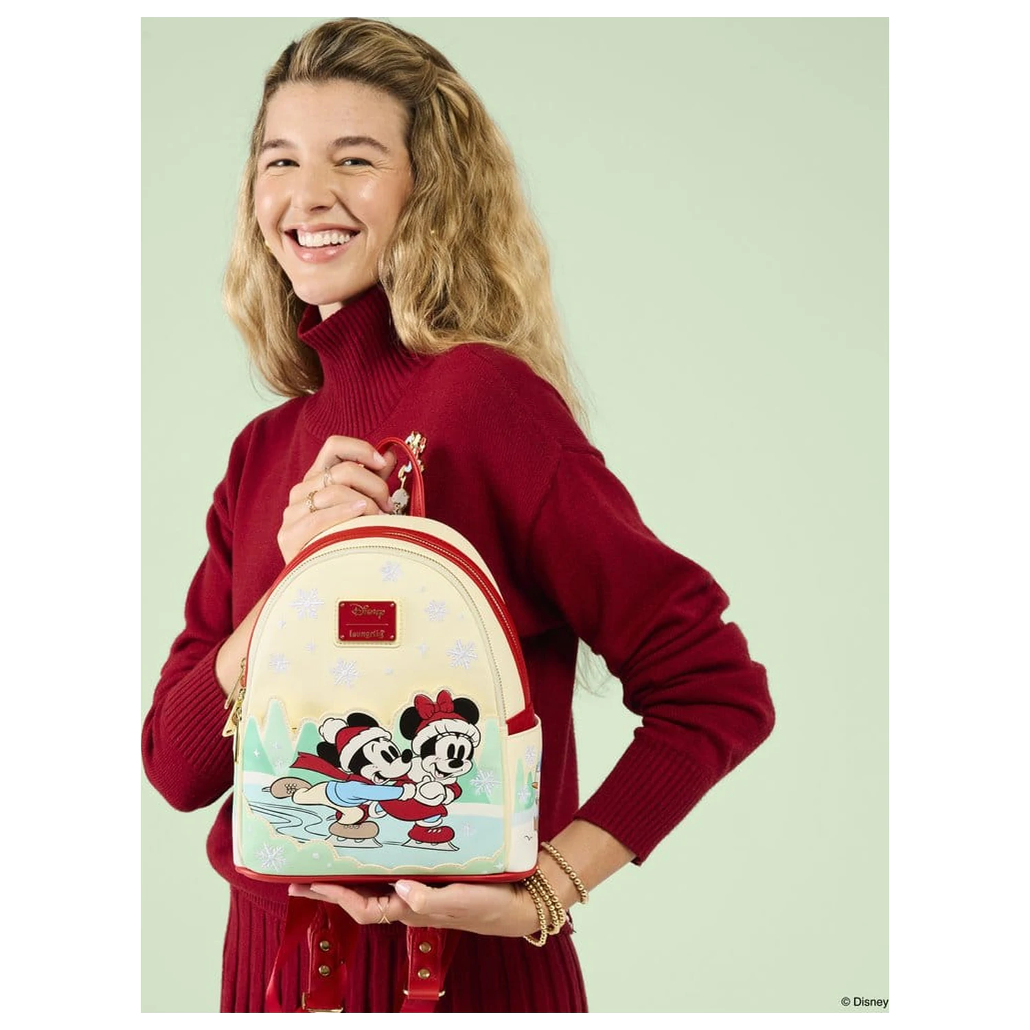 Mickey & Friends by Loungefly Mini plecak z uchwytem na opaskę Ice Skating zdjęcie produktu