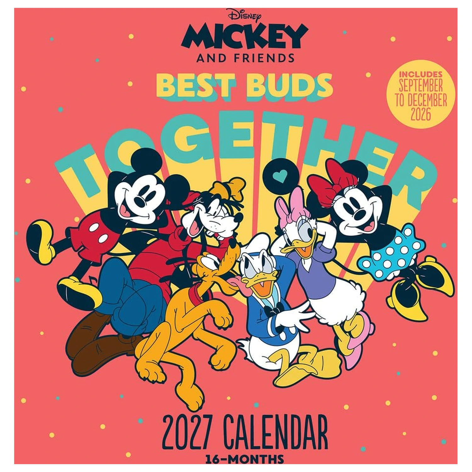 Mickey & Friends Kalendarz 2027 30 x 30 cm zdjęcie produktu
