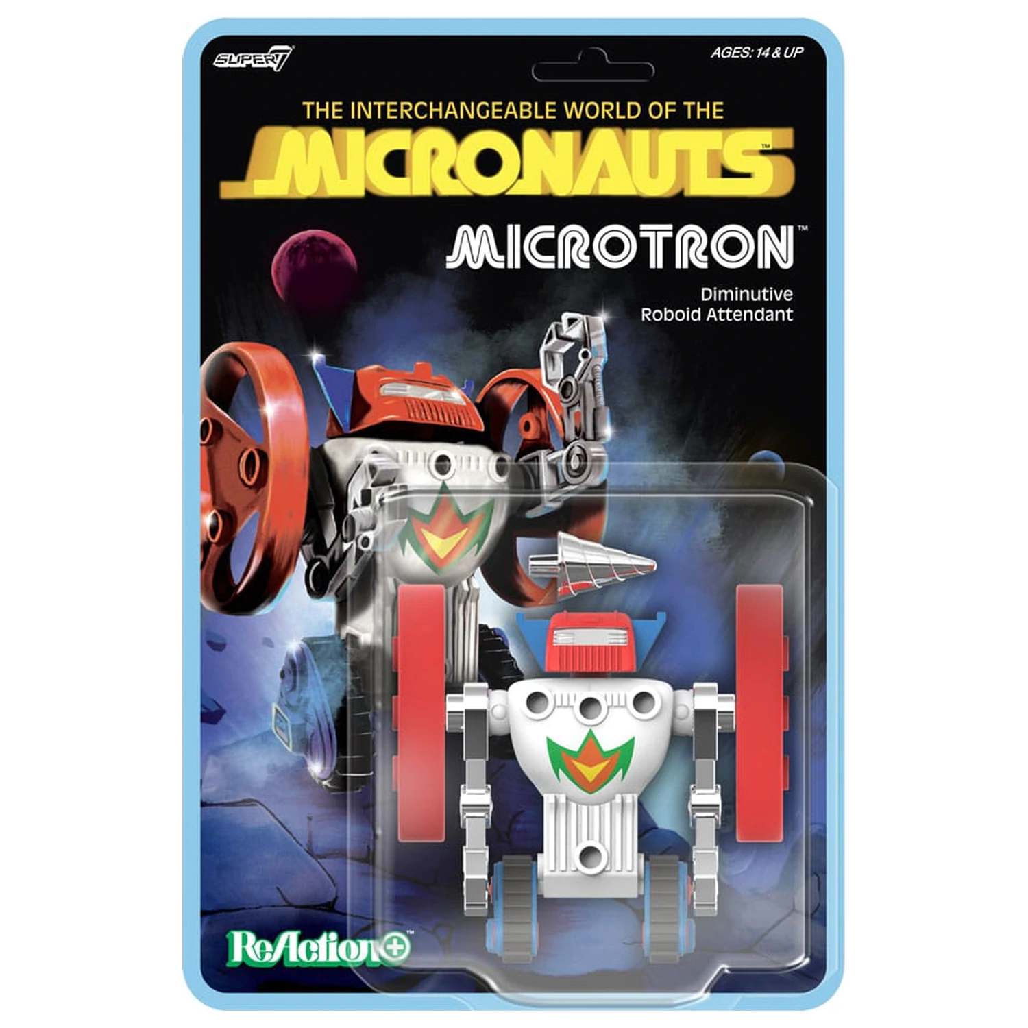 Micronauts ReAction+ figurka akcji Microtron 9 cm zdjęcie produktu