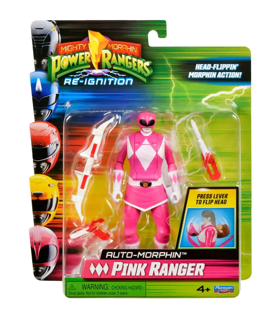 Mighty Morphin Power Rangers Figurka Akcji Auto-Morphin Pink Ranger 12 cm zdjęcie produktu