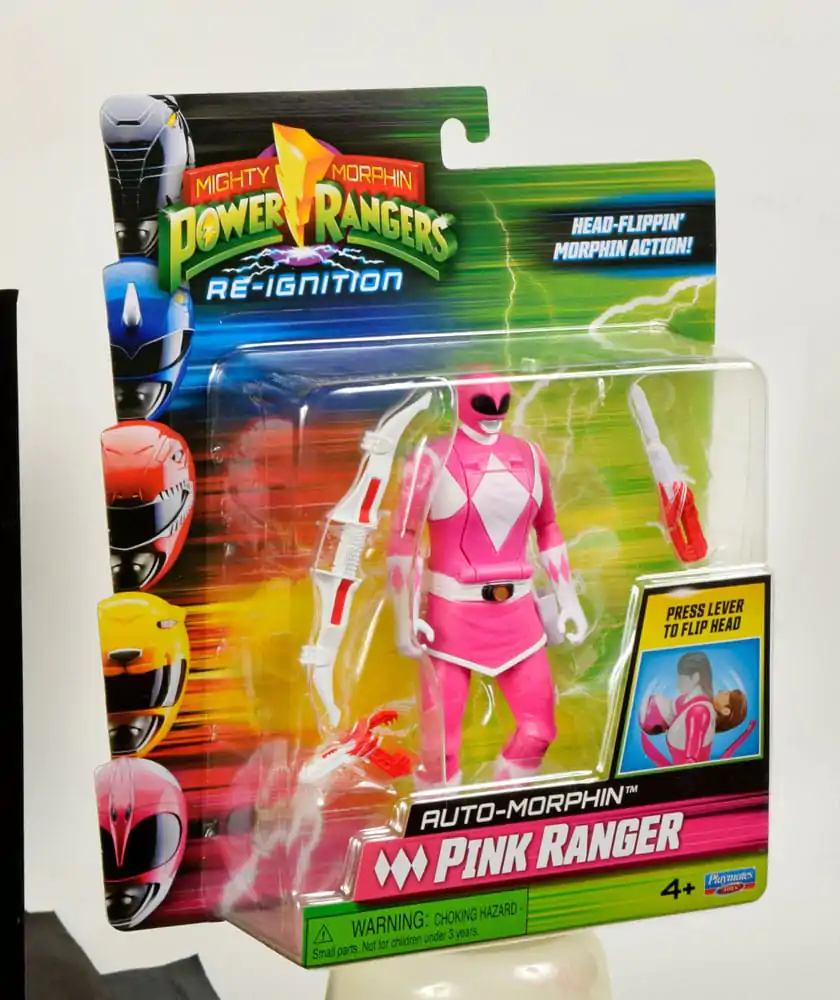 Mighty Morphin Power Rangers Figurka Akcji Auto-Morphin Pink Ranger 12 cm zdjęcie produktu
