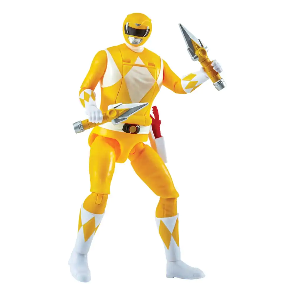 Mighty Morphin Power Rangers Figurka Akcji Auto-Morphin Yellow Ranger 12 cm zdjęcie produktu