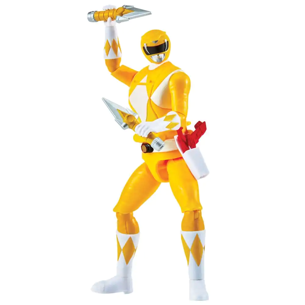 Mighty Morphin Power Rangers Figurka Akcji Auto-Morphin Yellow Ranger 12 cm zdjęcie produktu