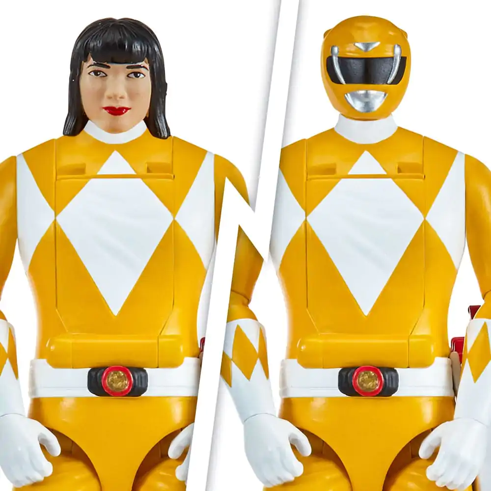 Mighty Morphin Power Rangers Figurka Akcji Auto-Morphin Yellow Ranger 12 cm zdjęcie produktu