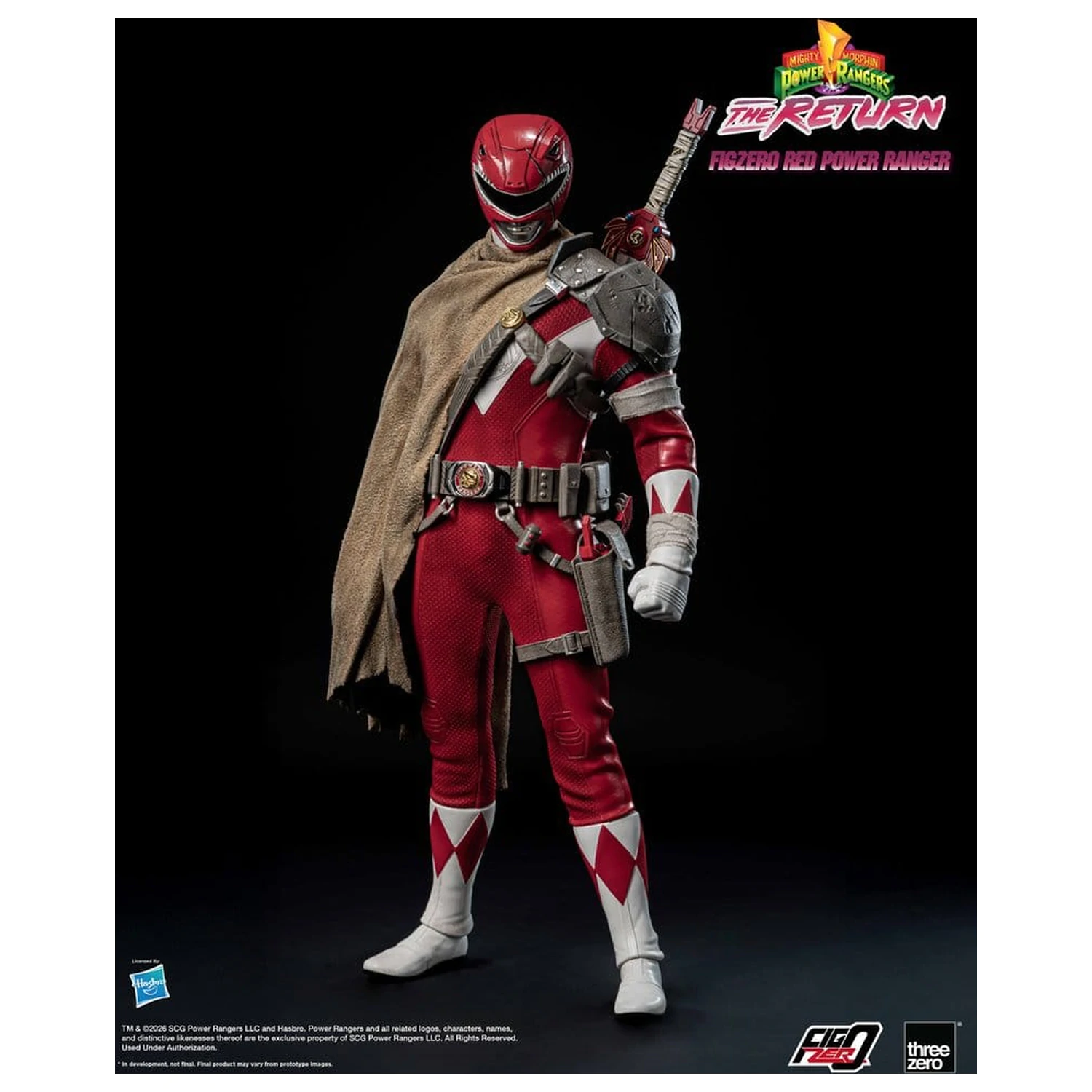 Mighty Morphin Power Rangers: The Return FigZero Action Figure 1/6 Red Power Ranger 31 cm zdjęcie produktu