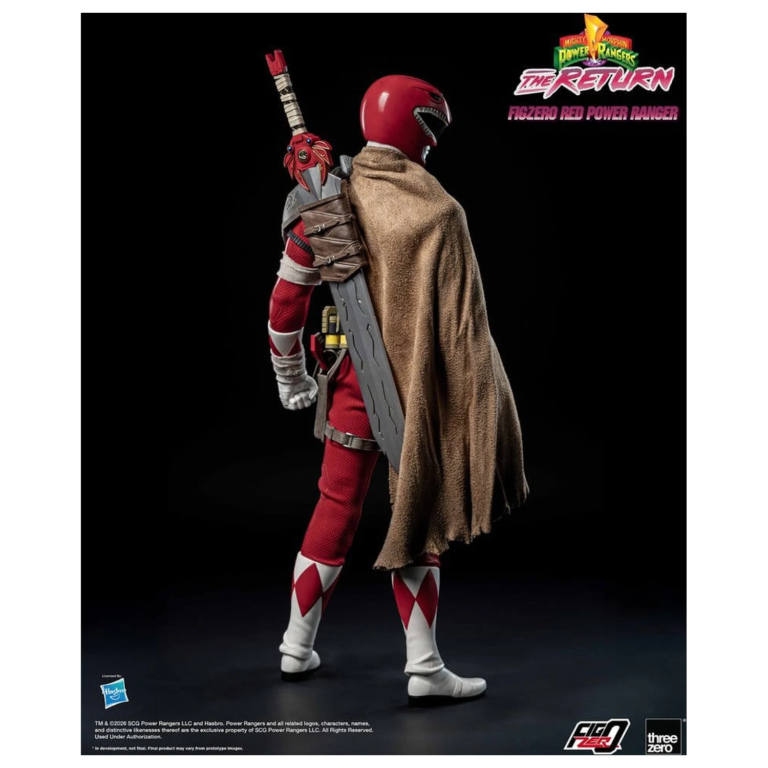 Mighty Morphin Power Rangers: The Return FigZero Action Figure 1/6 Red Power Ranger 31 cm zdjęcie produktu