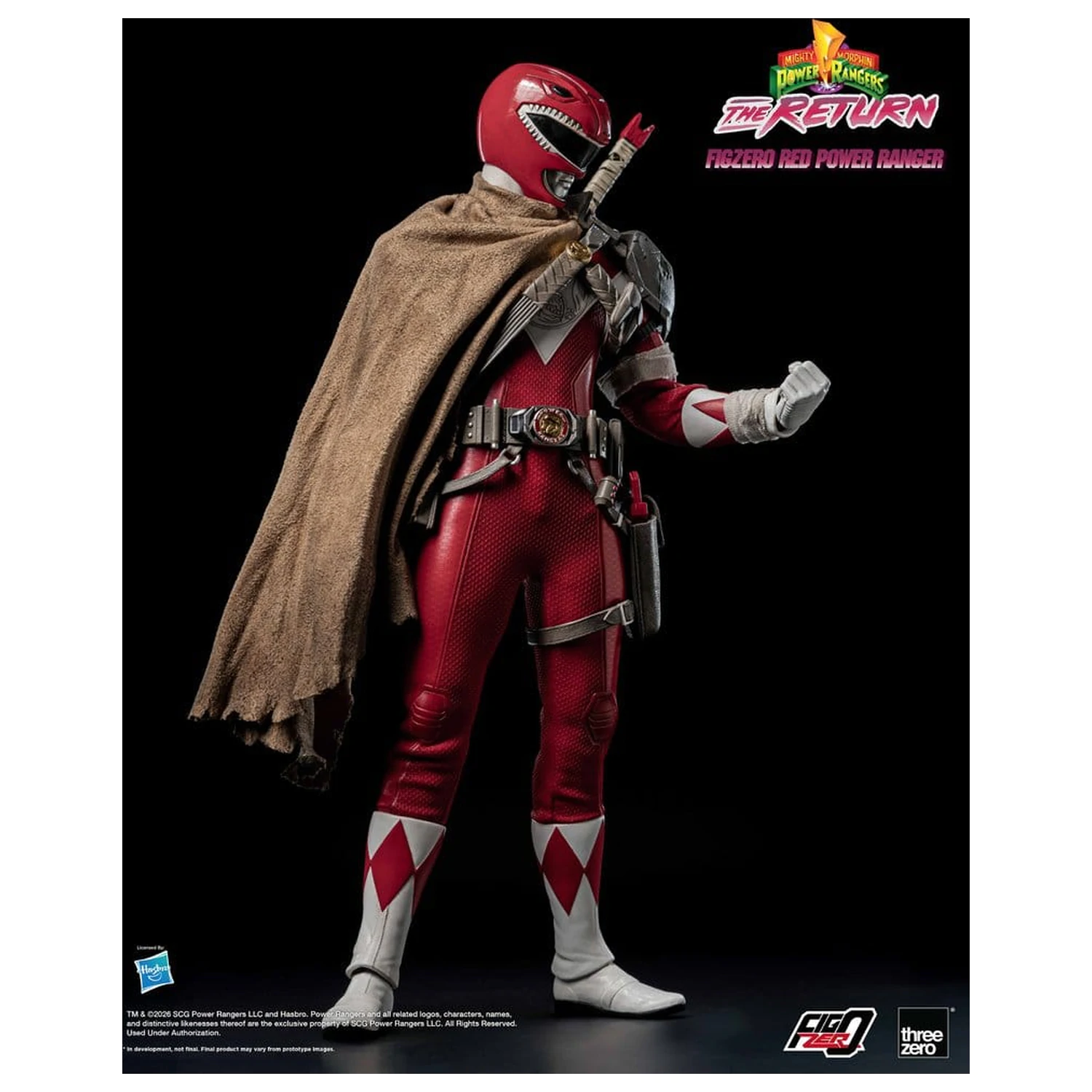 Mighty Morphin Power Rangers: The Return FigZero Action Figure 1/6 Red Power Ranger 31 cm zdjęcie produktu