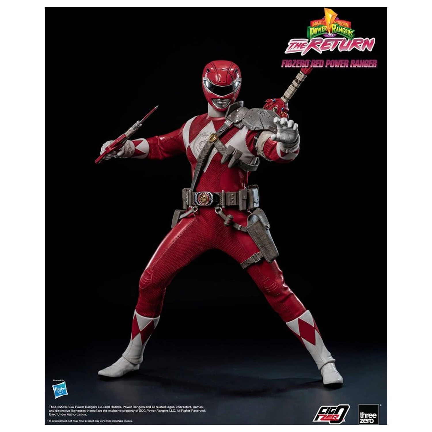 Mighty Morphin Power Rangers: The Return FigZero Action Figure 1/6 Red Power Ranger 31 cm zdjęcie produktu