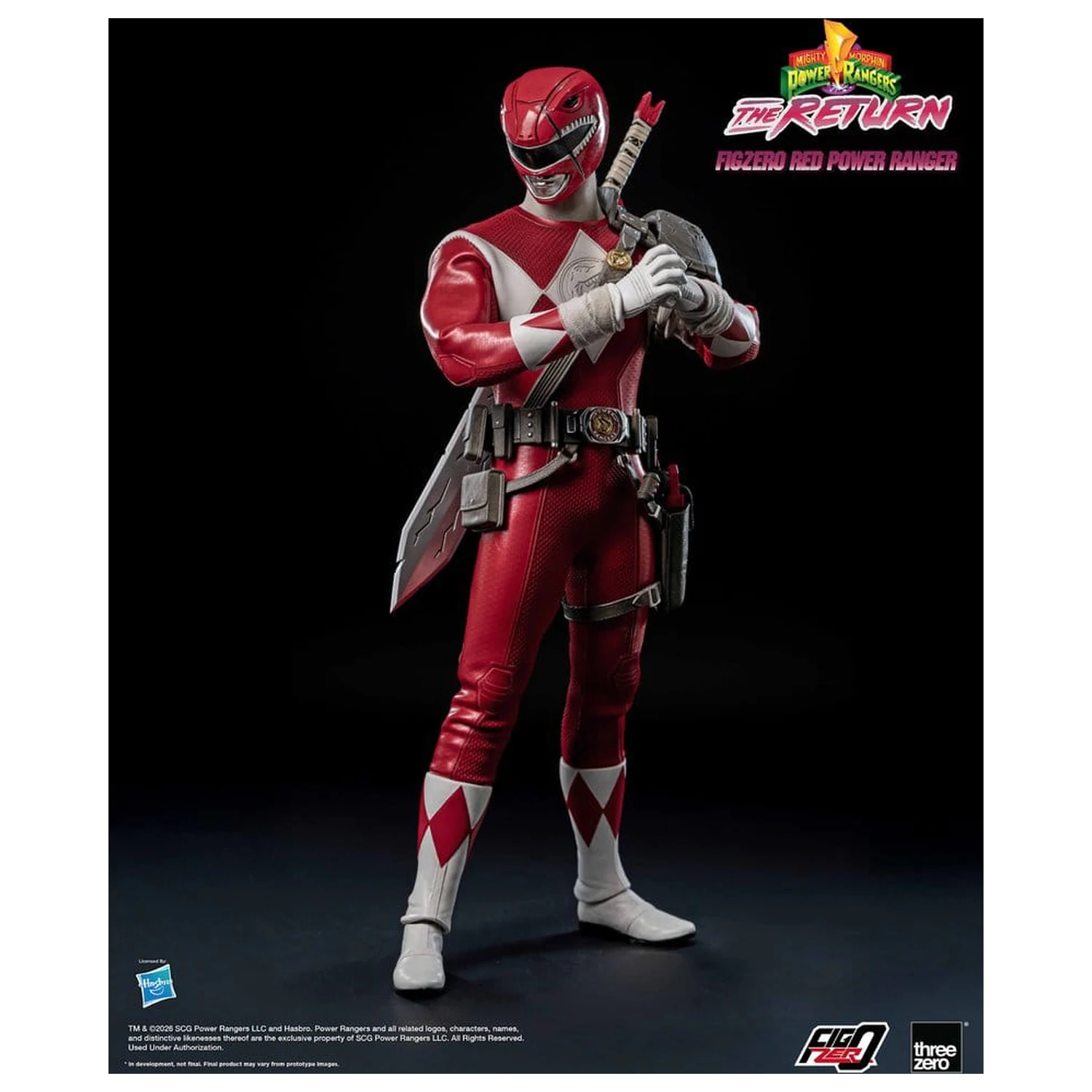 Mighty Morphin Power Rangers: The Return FigZero Action Figure 1/6 Red Power Ranger 31 cm zdjęcie produktu